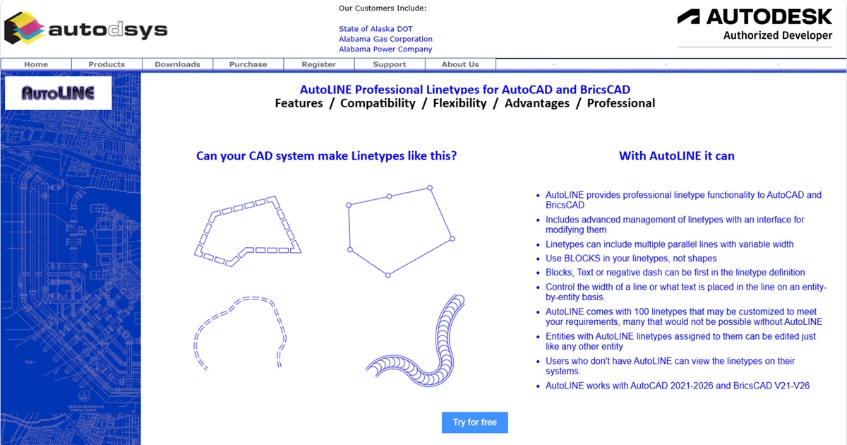 AutoLINE Linetype Manager for AutoCAD and BricsCAD | Autodsys