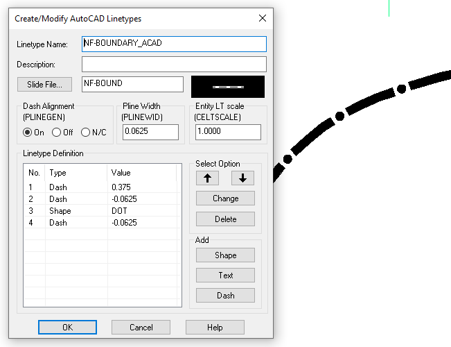 PLINEWID control for CAD linetypes